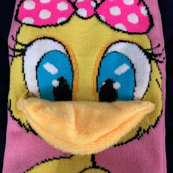 Fluffy Duck 3D Knee-High Socks - Picture 6 of 8